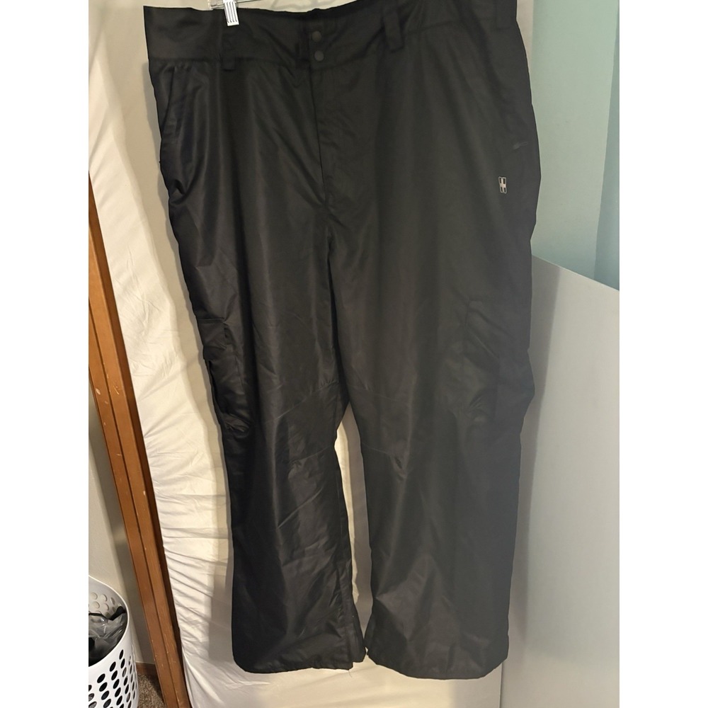 SwissTech Black Insulated Snow Pants Womens 2XL Ski Snowboard 118